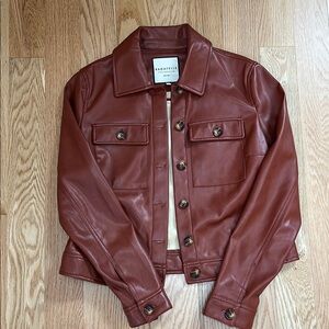 Bagatelle Women's Rich Brown Leather Jacket